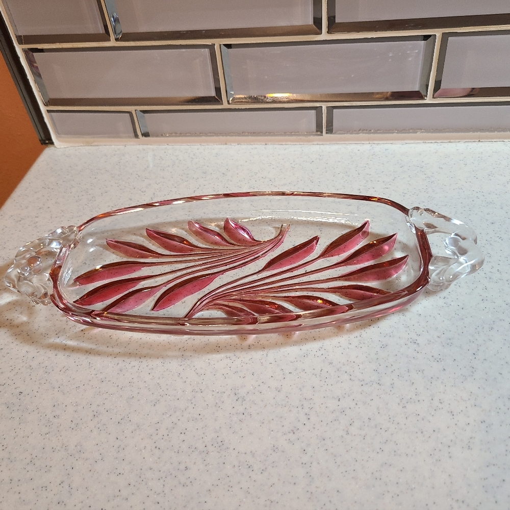 Elegant Glass Butter Dish